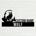 thumbnail image 4 of Handmadetneonsign Wolf Metal Nameplate, Wolf Animal Nameplate, Wolf Animal Desk Name Plate Decor, 4 of 4