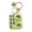 Green, variant on Mini Adorable Animal Dj Keychain, Dj Disc Keychain, Musical Instrument Keychain, for Women Men Music Lover