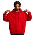 thumbnail image 2 of Mens Hooded Fashion Long Sleeve Hoodies Casual Drawstring with Pockets Pullover Sweatshirt for Men Red M, 2 of 7
