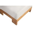 thumbnail image 5 of Paradiso Outdoor Solid Teak Wood Ottoman - Gray fabric, 5 of 5