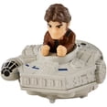 thumbnail image 2 of Hot Wheels Star Wars Han Solo Millennium Falcon Battle Roller, 2 of 11