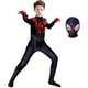 thumbnail image 2 of Miles Morales-disfraz de Spiderman para niños, traje de Peter Parker Zentai de superhéroe, de LICRA, 2 of 4