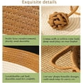 thumbnail image 7 of Stimulicat Cat Bed, Stimuli Cat Handwoven Basket, StimuliCat Cats Bed with Toy Tail, Foldable Scratchable Breathable Prevents Overheating for Cats (Beige-Gray,for 5.5-11.5 Ibs), 7 of 7