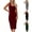 Z71 Wine, variant on Mifsaly Midi Bodycon Dresses for Women Summer Casual Sleeveless Tank Dress Slim Fit Scoop Neck Outing Clubwear Stretchy Sundress Black,L