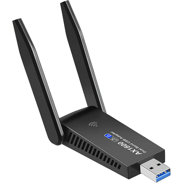Wireless USB WiFi Adapter for Desktop - Nineplus 802.11ax 1800Mbps PC WiFi Adapter Desktop