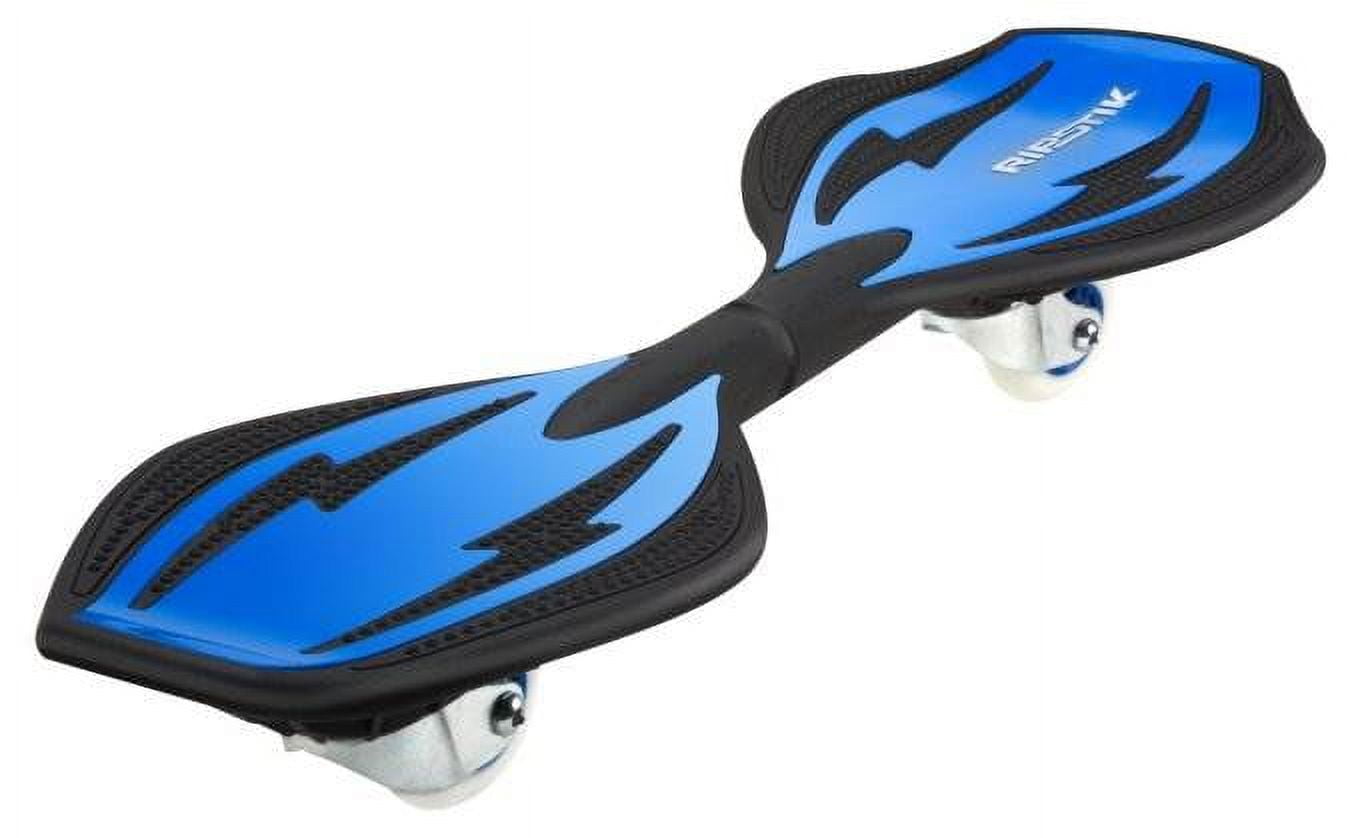 Razor Ripster Lightshow Waveboard - Rollbrett für Kinder ab 8 Jahren mit 360° Lenkung, bewegungsaktiviertem Lichtdeck, 5 Lichtmodi, Anti-Rutsch, kompaktes & leichtes 2-Rad-Board - Schwarz