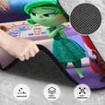 thumbnail image 3 of Lsque inside out 2 Print 4-Piece Floor Mats, Heavy-Duty Rubber Liners, Anti-Slip Design, All-Season Automotive Protection, Vehicles, Cars, Trucks, and SUVs, 3 of 7