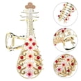 thumbnail image 3 of French Barrette Hair Clips Retro Hair Claw Clip Pipa Shape Vintage Alloy Hair Jaw Clips Hairpin Hair Updo Grip Hair Jaw Clamp Hair Catch Barrette for Women Girls (Golden) Pearl Headpiece, 3 of 7