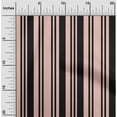 thumbnail image 1 of oneOone Georgette Viscose Fabric Bayadere Stripe Print Fabric BTY 42 Inch Wide, 1 of 1