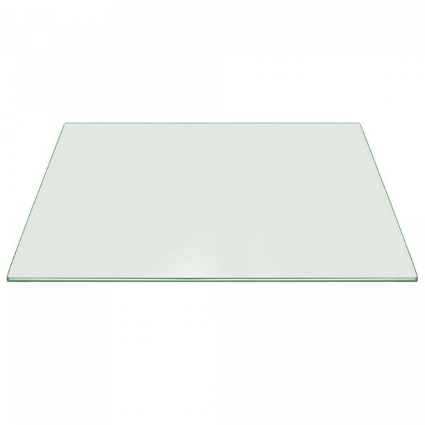 32 X 36 Inch Rectangle Glass Table Top, How Thick Should Glass Be For Table Top