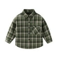 thumbnail image 1 of COM1950s Chemise à Manches Longues Col Rabattu, Veste Décontractée à Capuche pour Garçons, 1 of 6