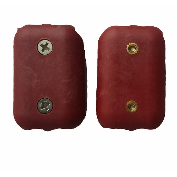 E-Z-TY 5/8 Inch DOUBLE OT Reusable Rope Clamp Red 2 Pack