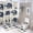 style-431, variant on Cute Cartoon Elephant Pattern 4 Piece Bathroom Rug Set with Shower Curtain Bathroom Shower Curtain Set with Rugs Elephant Gifts Durable And Waterproof for Bathroom Decor Set