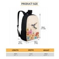 thumbnail image 4 of Xixirimido Hummingbird Colorful Flowers Print 3 Pack Kids School Backpack Set for Teen Boys Girls Lunch Box Pencil Bag, Junior Schoolbag Bookbag for Students, 4 of 4