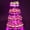 Pink, variant on YestBuy Cupcake Stand with Yellow Led Lights, 4 Tier Cupcake Stand for 50 Cupcakes, Acrylic Cupcake Tower Stand, Clear Tiered Cupcake Holder for Birthday Cady Bar Décor Weddings, Parties Events