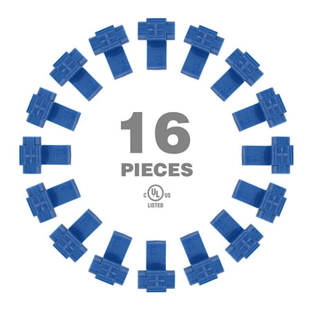 EverStart 16-Piece Quick Wire Connects, Model 5111, Blue, UL