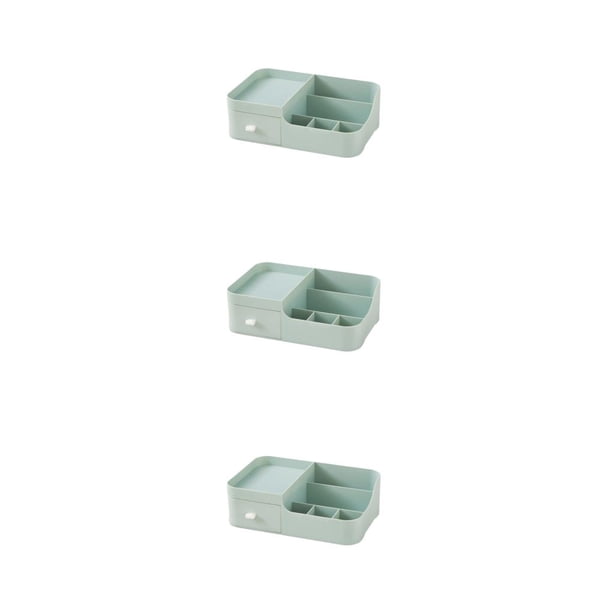 Wosthever Caja de almacenamiento de cosméticos, cajón, organizador de maquillaje de escritorio para artículos diversos de baño, joyería, Type1 NO1