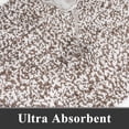 thumbnail image 4 of Juego de alfombras de baño Pauwer de 3 piezas con inodoro contorneado en forma de U, 4 of 6