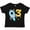 AB-Black, variant on Rocket Space Ship Happy Third Birthday Boys or Girls Toddler T-Shirt