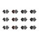 thumbnail image 5 of Advancent 2 piezas de guantes de ciclismo resistentes al desgaste para mujeres herramientas de montar al aire libre transpirables a prueba de Ciclismo Negro SG, 5 of 6