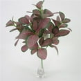 thumbnail image 2 of Billuyoard 5 ramas de hojas de plantas artificiales, adorno de plantas para el hogar y la oficina, hojas falsas para fiestas de bodas, patrón Plantas Artificiales, 2 of 6