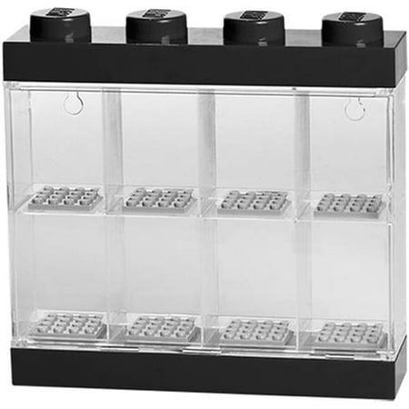 LEGO Minifigure Display Case 8, Black (Best Way To Display Legos)