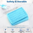 thumbnail image 4 of GYDEK Ice Cube Tray with Lid and Storage Bin for Freezer, Easy-Release 55 Mini Nugget Ice Tray with Spill-Resistant Cover,Container, Scoop, Flexible Durable Plastic Ice Mold & Bucket, BPA Free,Green, 4 of 8
