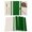 Green, variant on Green Vintage Placemats Set of 12, Geometric Stripes Simple Lines Placemats for Dining Table, Place Mats for Kitchen Tabletop, Waterproof Wipeable Dining Table Mats Set