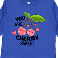 thumbnail image 4 of Inktastic You Are Cherry Sweet with Cherries and Hearts Boys or Girls Long Sleeve Toddler T-Shirt, 4 of 5