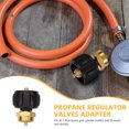 thumbnail image 4 of OULII RV Water Pressure Regulator with Gauge for Camping Golden Metal 1Set, 4 of 8