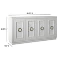 thumbnail image 5 of Twin Star Home 64" Buffet Sideboard, White, 5 of 8
