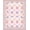 Pink Purple, Pattern 3, variant on ODIKA Cat Boho Floral Design With Cartoon Animal Motif And Scallop Border for King Size Bedroom, Master Suite, Under Bed, Foldable Easy Care