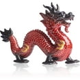 thumbnail image 1 of Grande Statue de Dragon Feng Shui Chinois Déco Maison Déco Bureau Cadeaux Porte-Bonheur, 8 Pouces, 1 of 8