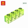 thumbnail image 1 of 67PCS/lot 3010 1x4 Basic Building Blocks Moc Parts Compatible with Bricks DIY Children Toys Assembly Gift Storage Box 89.Trans-Medium Gree, 1 of 6