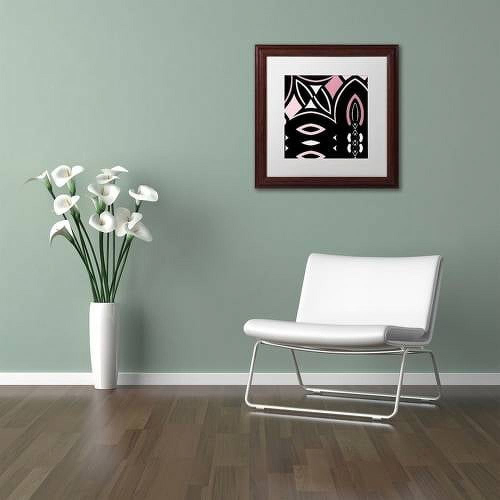 Trademark Fine Art "Daring Deco IV" Canvas Art by Color Bakery White Matte, Wood Frame