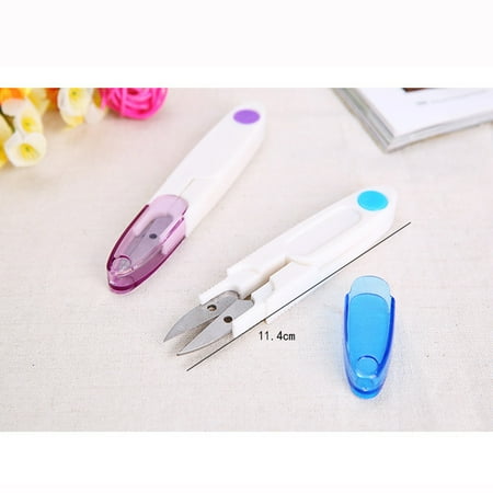- Tuscom Home Mini Cross-stitch Embroidery Clipper Snip Thread Cutter Scissor +Safe Cover