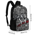thumbnail image 3 of WWE Backpack Bookbag Casual Daypack Travel Backpacks for Work Hiking Camping, 3 of 8