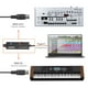 thumbnail image 3 of Cable MIDI LEKATO MIDI a USB C tipo C para teclado de 2 m, negro, 3 of 9