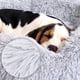thumbnail image 4 of Cesta redonda para perros y gatos CHAO forma de donut 60 cm gris claro, 4 of 5
