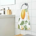 thumbnail image 3 of Yayeee 100% Cotton Hand Towels for Bathroom 16" x 28" Soft Absorbent Kitchen Towel, Orange Bees, 3 of 7