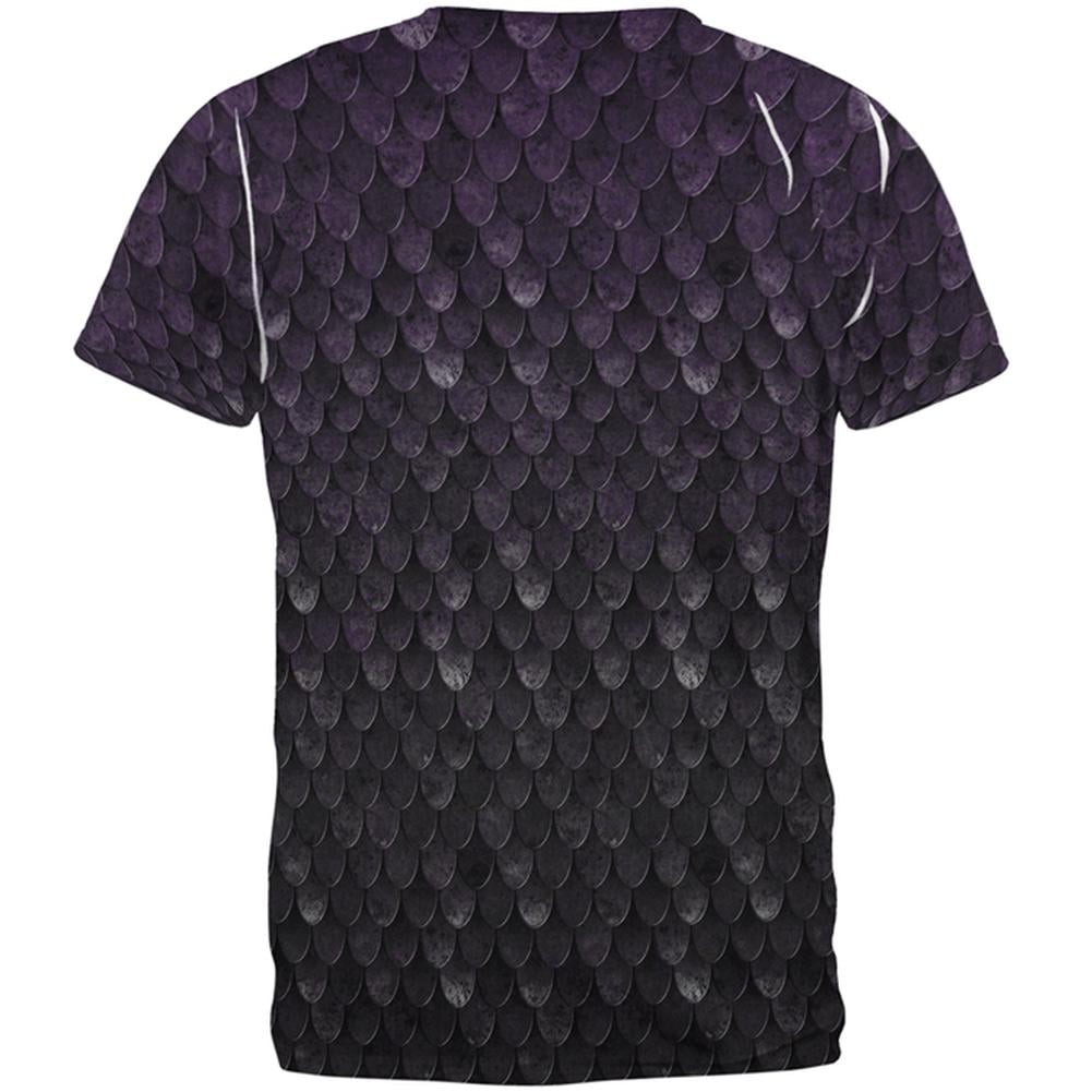 Halloween Dark Elf Shadow Scale Armor All Over Mens T Shirt Multi SM