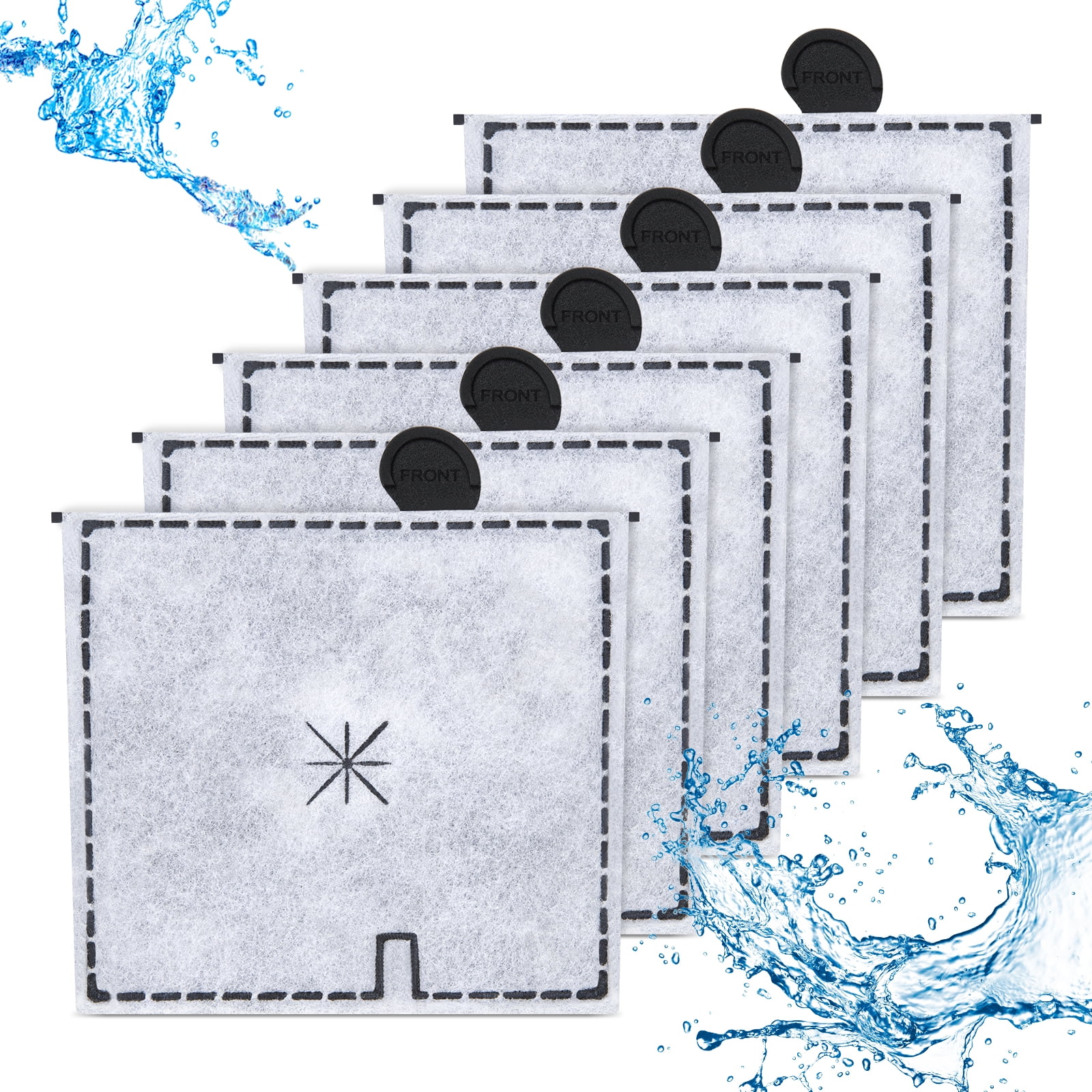 Tawatiler 6 Packs Medium Filter Cartridges for Aqueon QuietFlow LED PRO