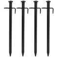 thumbnail image 2 of Tent Nail, Camping Tent Peg Rustproof 4PCS Steel Sturdy High Hardness  for Outdoor, 2 of 7