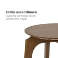 thumbnail image 4 of Mesa Lateral Para Sala Relan Mesa Auxiliar Escandinava Bora Café Oscuro, 4 of 7