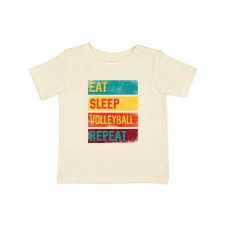 

Inktastic Eat Sleep Volleyball Repeat Gift Baby Boy or Baby Girl T-Shirt