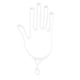 thumbnail image 2 of Soporte para Guantes Golf Secador Con Hebilla Marco Equipo Herramientas Golfista () Blanco, 2 of 8