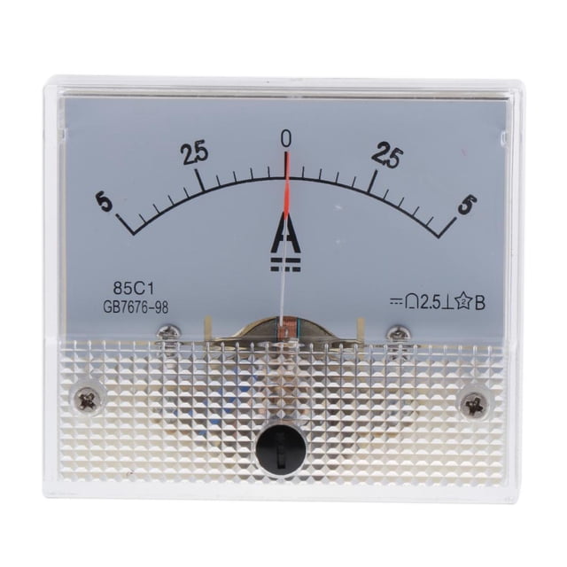 koolsoo DC Amp Meter Ammeter 85C1 Gauge Auto Circuit Measurement 0-5A