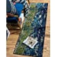 thumbnail image 3 of Unique Loom Estrella Earth Tones Rug 2' 2 x 6' 7 Runner Navy Blue/Green, 3 of 5