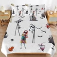 thumbnail image 1 of The Nightmare Before Christmas Bedding System Smooth Fabric Zipper Closure Comfortable Texture Soft Feel Duvet Cover Sets Pack, 1 of 5
