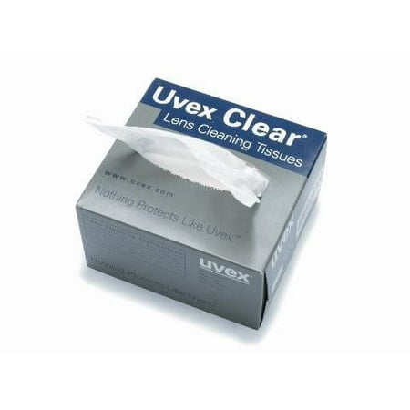 - Uvex S462 Clear Lens Cleaning Tissues, Safety Glasses Cleaner Sheets, 500/Bx.